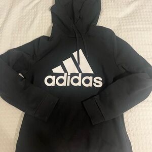 Adidas Black Hoodie with Logo